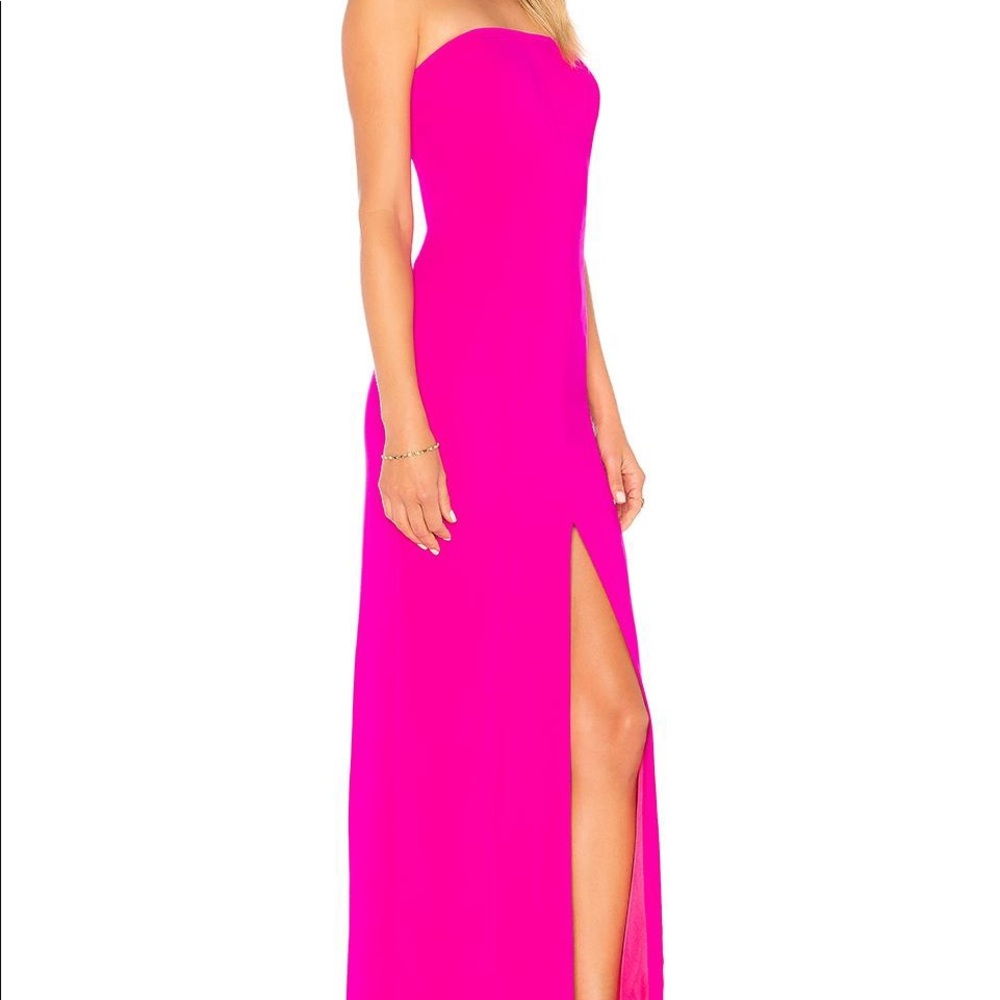 JayGodfrey Strapless Pink Martell Gown size 2